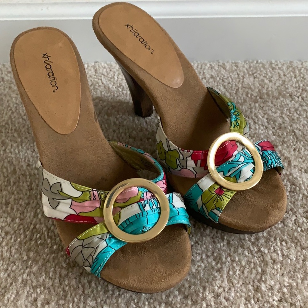 Floral heels